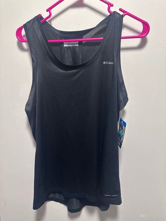 Columbia Tops - Columbia Black Women's Performance Tank with Subtle Logo